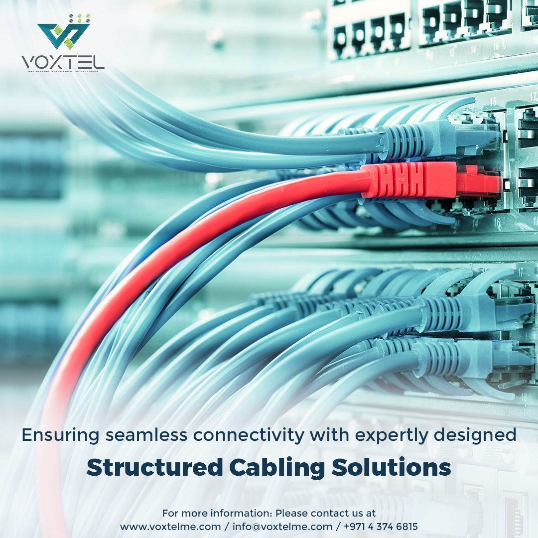 Voxtel_Me's tweet image. Our expertly designed structured #cablingsolutions provide the benefits of improved network performance, #scalability, and simplified maintenance for enhanced productivity and seamless connectivity.
#voxtel #teamvoxtel
