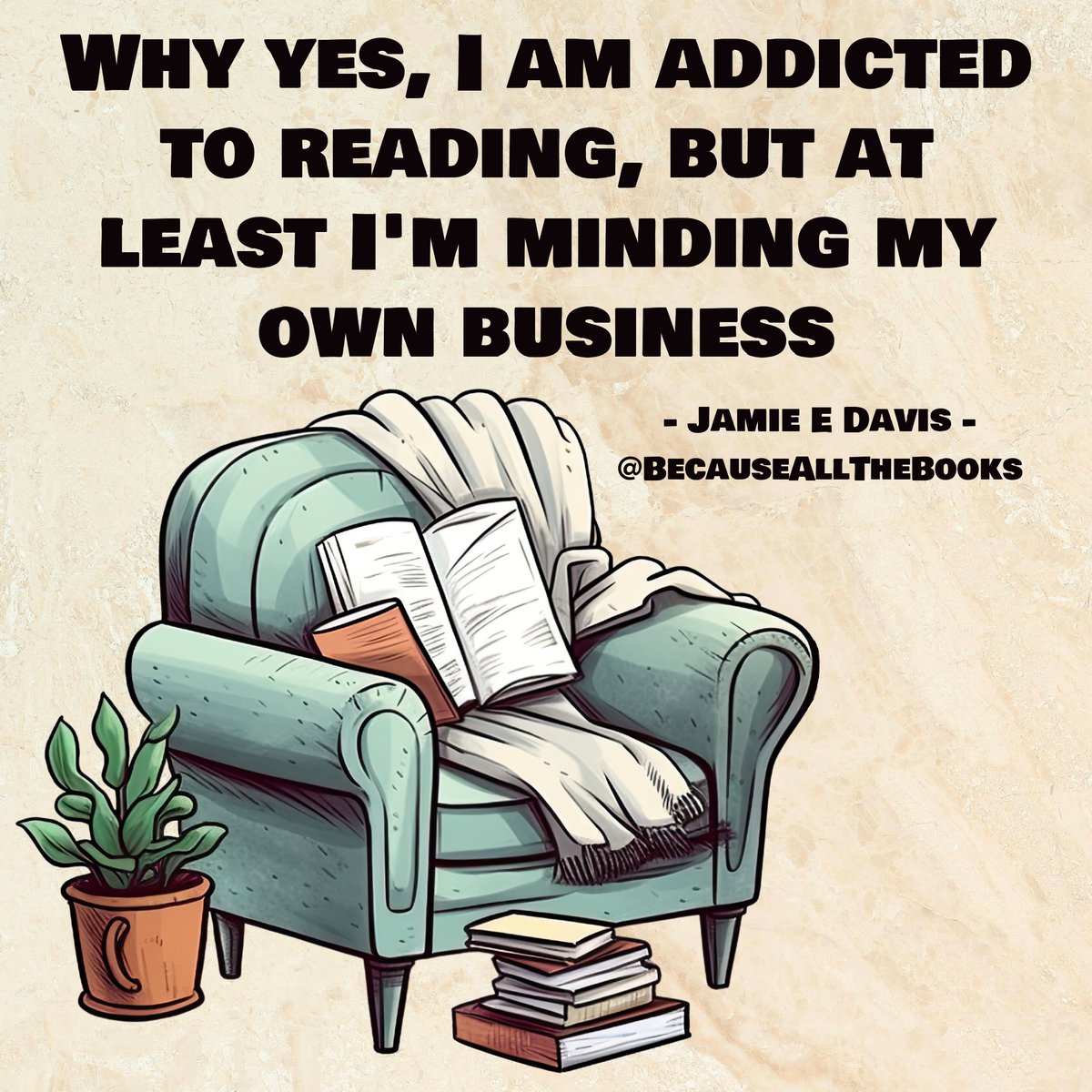 becausemybooks's tweet photo. Addicted to reading? ✅
Minding my own business? ✅

#BecauseAllTheBooks #AddictedToReading #ReadingAddict https://t.co/WPU18FwNS6