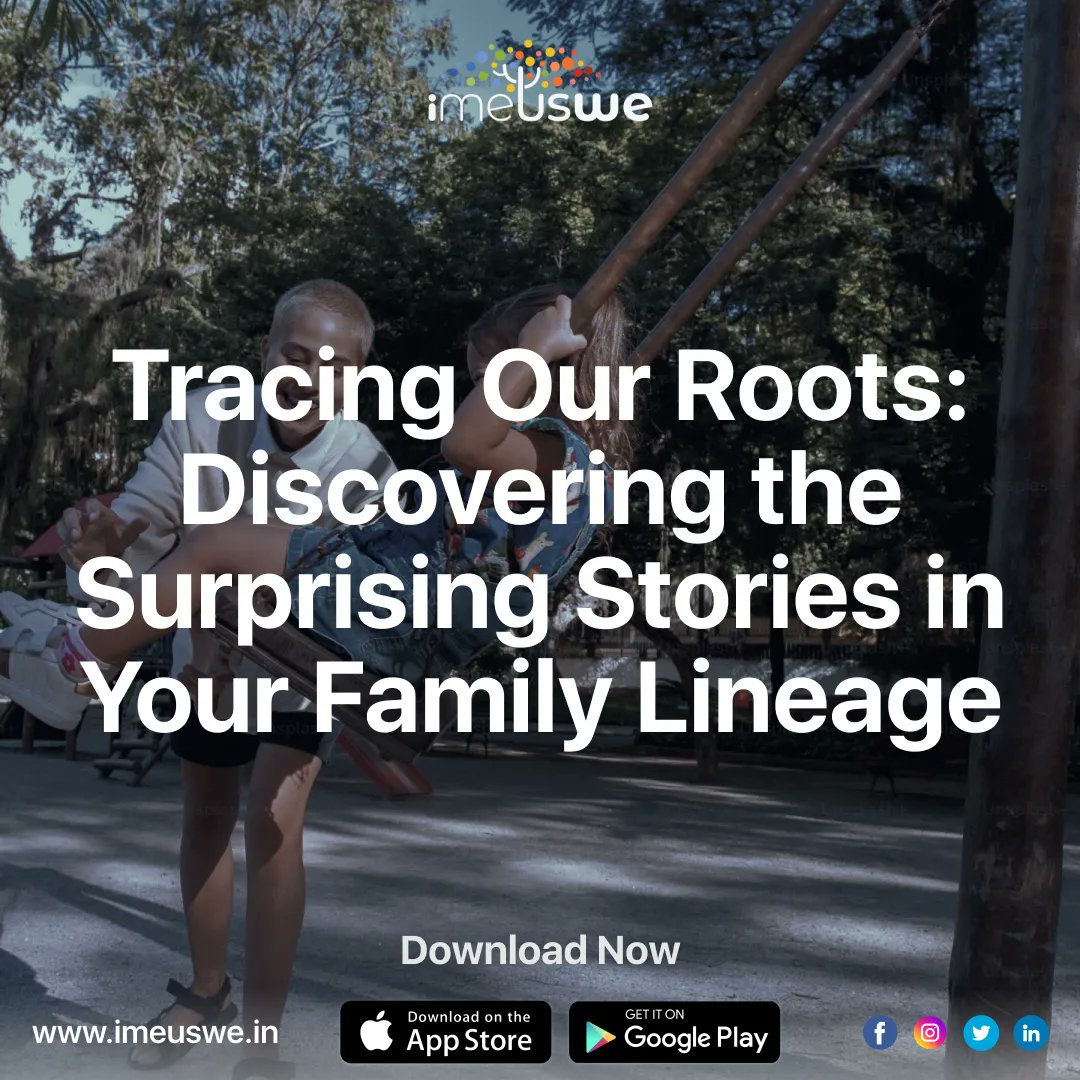 iMeUsWe_in's tweet photo. Exploring the #IncredibleTales of Your #Ancestors.

Checkout our blog “#TracingOurRoots: Discovering the Surprising Stories in Your #FamilyLineage” - https://t.co/PXsnfzaAK9

#AncestralDiscoveries #HiddenHeritage #IndianRoots #IndianFamily #IndianFamilyStories #iMeUsWe https://t.co/OYjTaURlWa