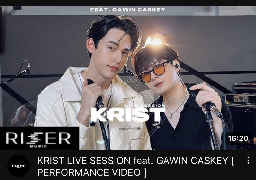 simply_way_'s tweet photo. ทำงานอยู่ เปิดวนรอบที่ 4

KRIST LIVE SESSION feat. GAWIN CASKEY [ PERFORMANCE VIDEO ] 

Link https://t.co/uIsnt0DMtl

#KristLiveSession 
#KristPerawat #GawinCaskey 
#GawinKrist https://t.co/LkJdsO7myo