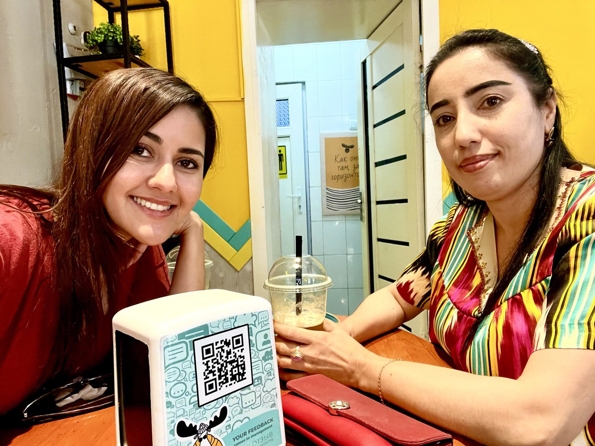 Grateful for Apai Rano for supporting me with my father’s library 🙏 #Dushanbe