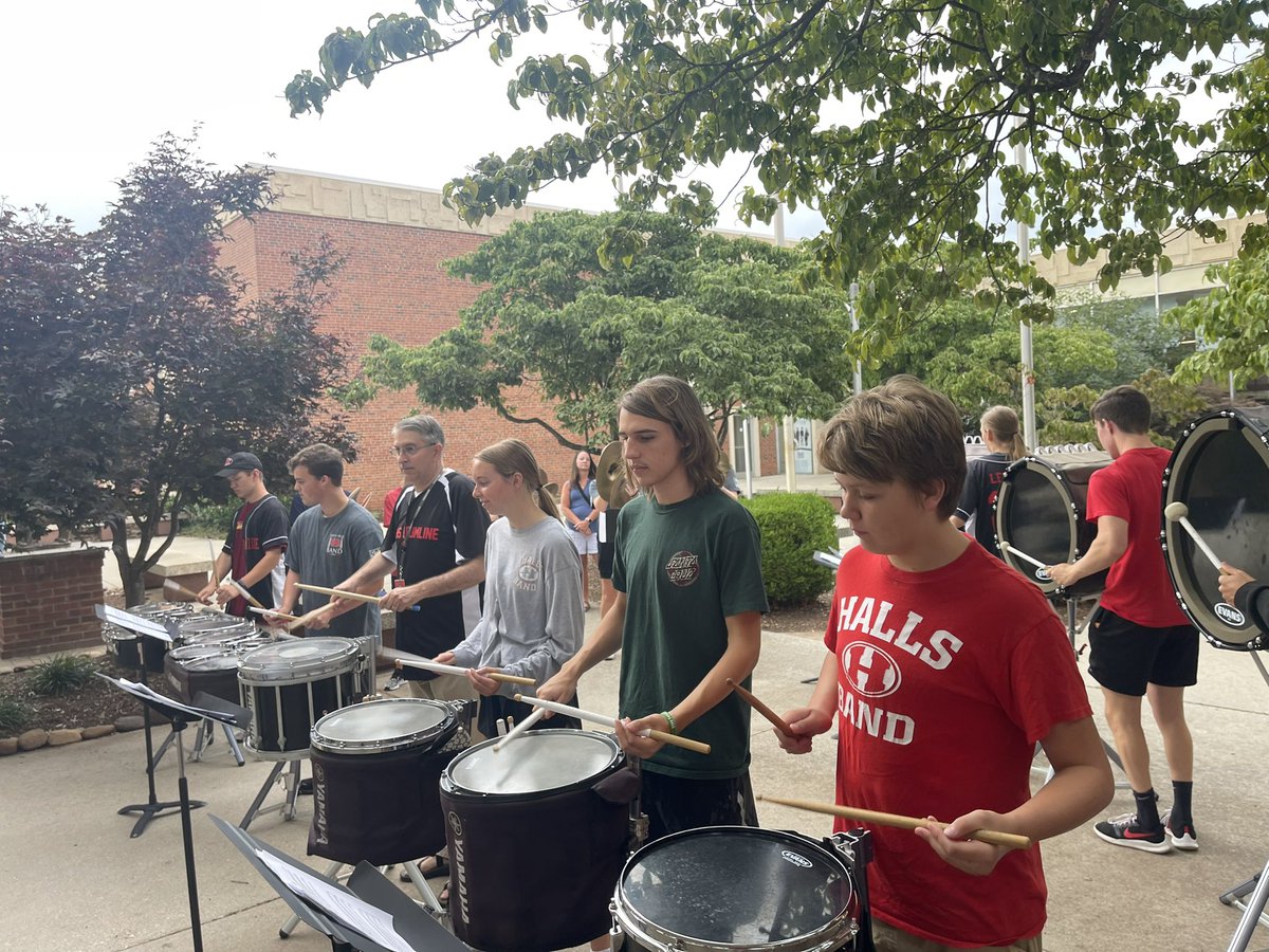 Halls Band representing at the Principals Institute! <a href="/HallsHighBand/">Halls High Band</a>