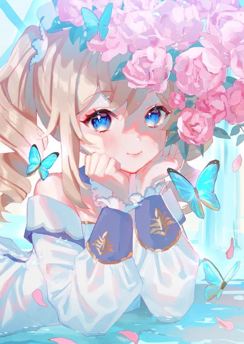 夏コミ新刊表紙のバーバラちゃん #原神 #GenshinImpact