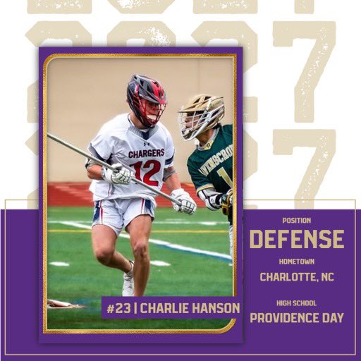 Sewanee Lacrosse (@sewaneetigerlax) on Twitter photo Welcome to Charlie Hanson, our next member of the 2027 class! Charlie comes to the Mountain from <a href="/pdslax/">Bobby Thompson</a> and from <a href="/Team91CLT/">Team 91 Charlotte</a>! #YSR Welcome to Charlie Hanson, our next member of the 2027 class! Charlie comes to the Mountain from <a href="/pdslax/">Bobby Thompson</a> and from <a href="/Team91CLT/">Team 91 Charlotte</a>! #YSR
