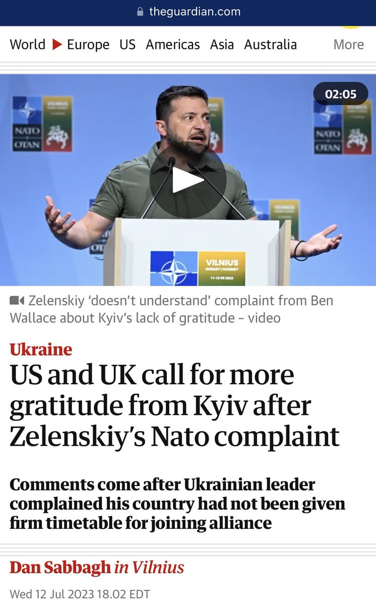 Some Nato voices have used disingenuous arguments against Ukraine’s @NATO ambitions: ❌ 🇺🇦 membership during war is impossible ✔️Ukraine sought commitment for invitation as soon as war ends ❌ 🇺🇦 needs to say more thank you. ✔️Every speech of @ZelenskyyUa starts w big 🙏