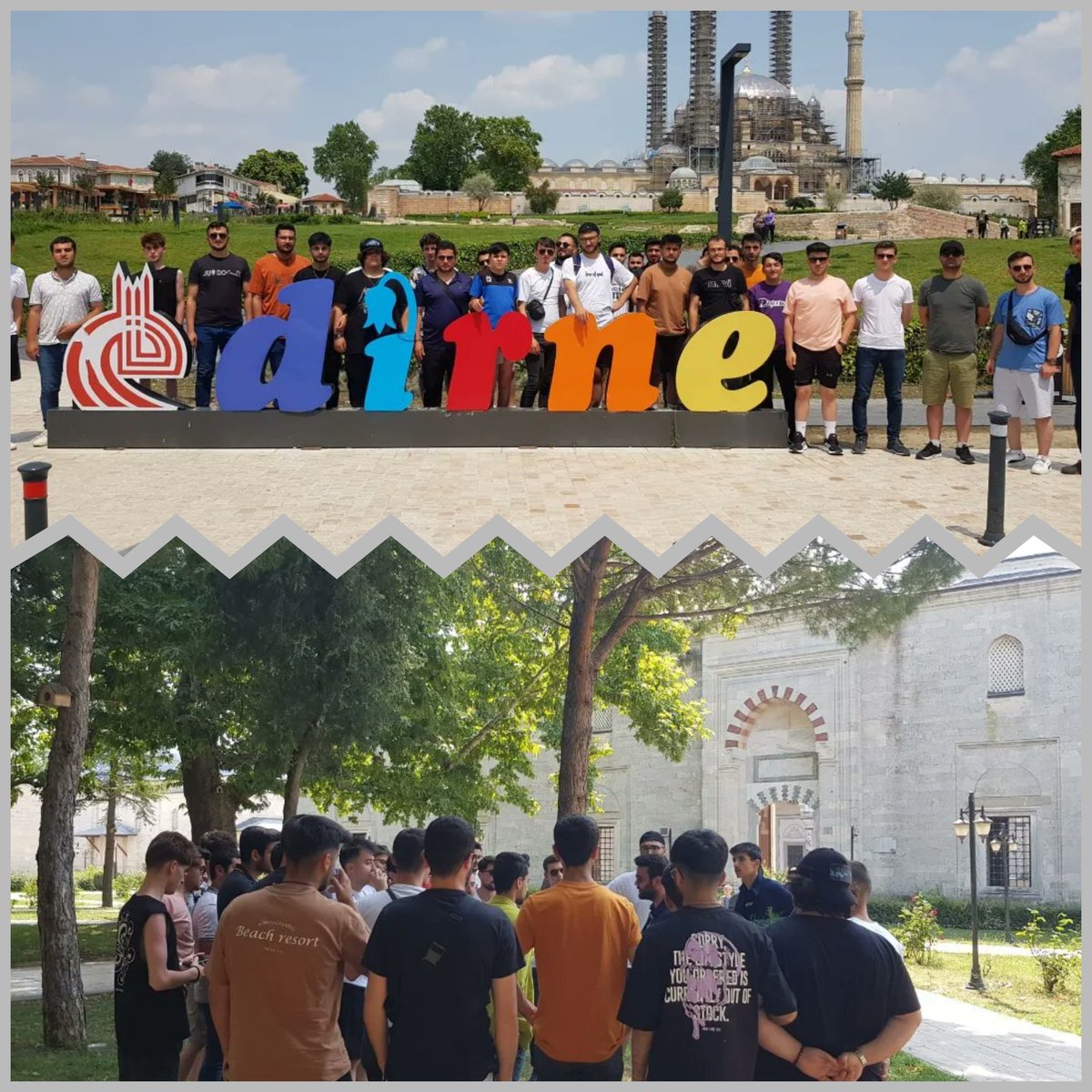 Gönüllü gençlerimiz Tarih Kültür ve Medeniyet kampı kapsamında Edirne Tekirdağ ve Çanakkale'deler.