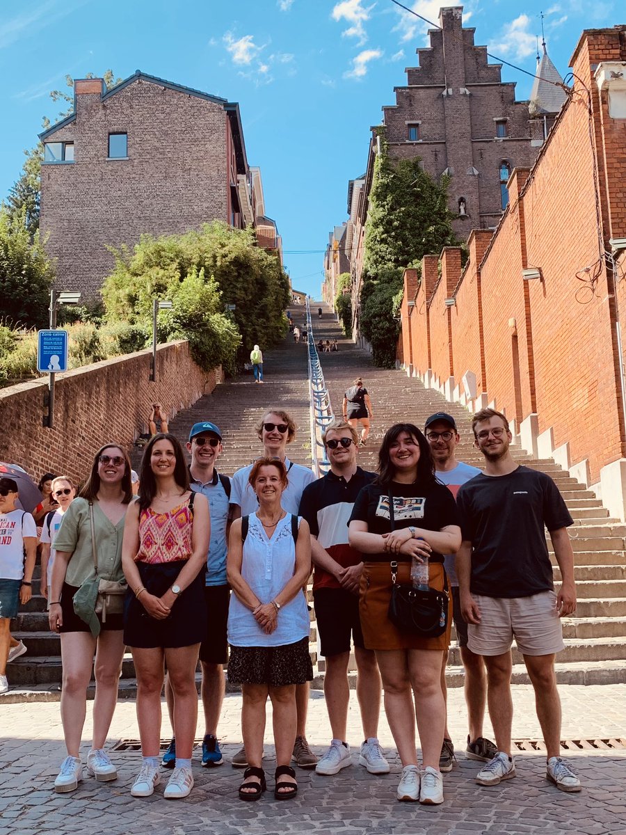 damsluys's tweet photo. #nanochemULiege Team is gathering for a visit of @TheBelgianOwl distillery and a tour of Liège! A nice day all together to wrap up this year 🧪🔬 @ULiegeRecherche https://t.co/ywWgYkqeJ4