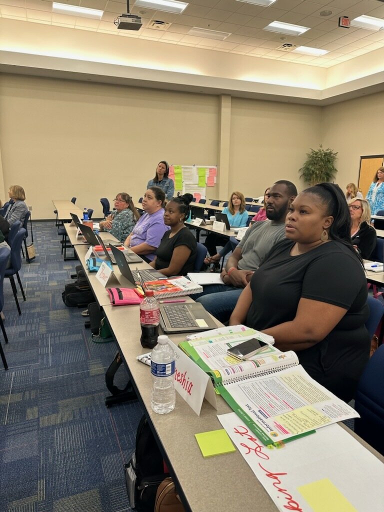Printpooh's tweet photo. @ColquittSchools @trishlirio engaging in the writing process #ccsdmyviewsummerplrocks https://t.co/Rw333y65Oq