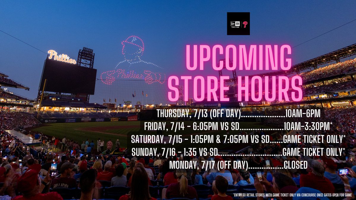 New Era Phillies Team Store on Twitter "Visiting CBP this weekend