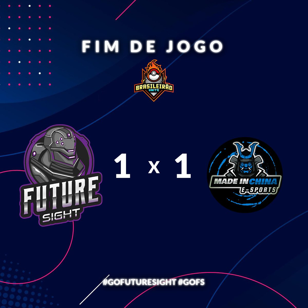 FutureSight_FS's tweet photo. [FIM DE JOGO]

Nos últimos dois jogos dessa semana, infelizmente, não conseguimos o resultado desejado, que escapou da nossa mão no detalhe

GG pro pessoal da @micesports22 Blue e da @sqsesports5 Anúbis que jogaram muito.

Voltaremos mais fortes!

#GoFS
#PokemonUNITE https://t.co/KUbYqkaUew