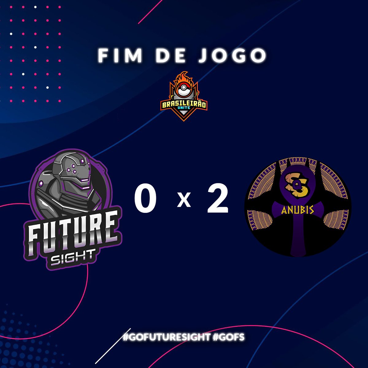 FutureSight_FS's tweet photo. [FIM DE JOGO]

Nos últimos dois jogos dessa semana, infelizmente, não conseguimos o resultado desejado, que escapou da nossa mão no detalhe

GG pro pessoal da @micesports22 Blue e da @sqsesports5 Anúbis que jogaram muito.

Voltaremos mais fortes!

#GoFS
#PokemonUNITE https://t.co/KUbYqkaUew