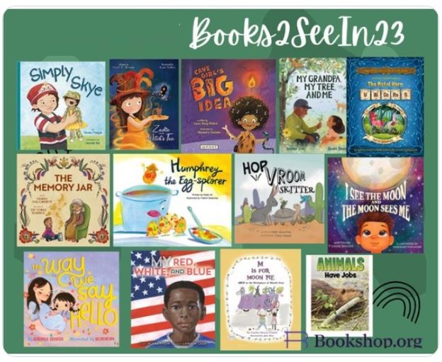 Grab your copy of these fabulous Books2SeeIn23. Thanks for the graphic @candice_marleyc @YeehooPress @IMCAgLiteraria @valentigubianas @In23See @JoyceGrackle @2023Debuts @seymouragency @DiverseDreamer @12x12Challenge