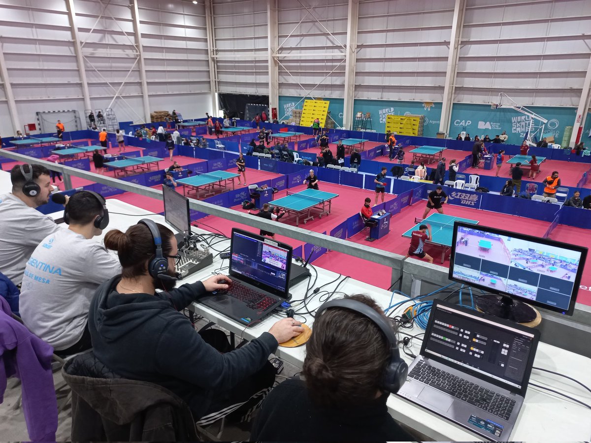 StreamVP's tweet photo. Se disputa la segunda jornada del Campeonato Argentino de tenis de mesa en el Parque Olímpico de la Juventud. @StreamVP transmite, en vivo, para @fetembaoficial
Miralo acá:
https://t.co/SHde6fGuMA
#streaming #tenisdemesa #pingpong #Fetemba #fatm https://t.co/FfnKfbHW2s