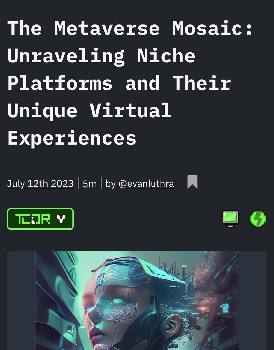 Just published a new article on <a href="/hackernoon/">HackerNoon | Learn Any Technology</a>!🚀

Have a read. 

Link in the comments👇