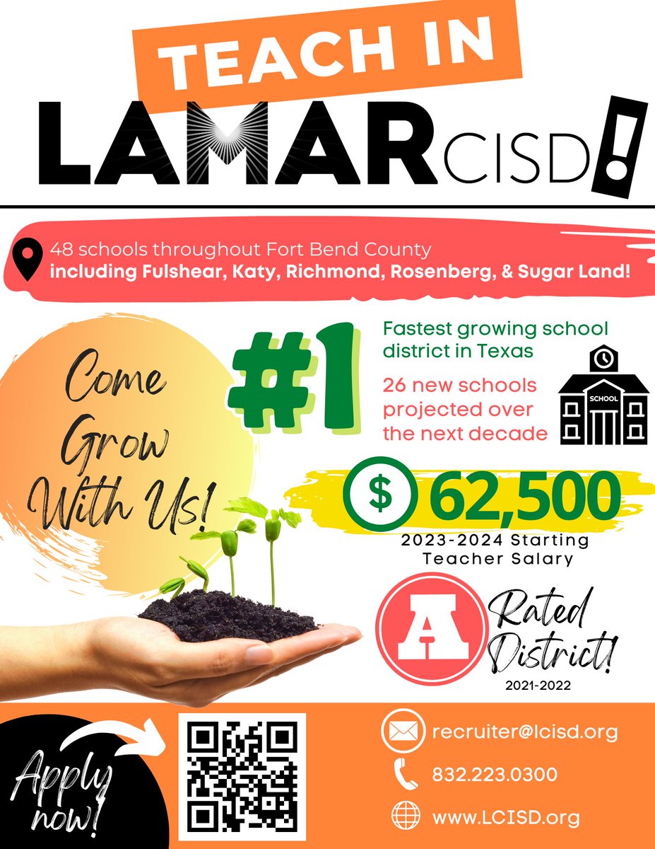Are you still looking for a teaching position? Join the #teamlcisd family! We're hiring for teachers, aides and librarians! Apply today winoc.lcisd.org/WorkSpace/wSpa…