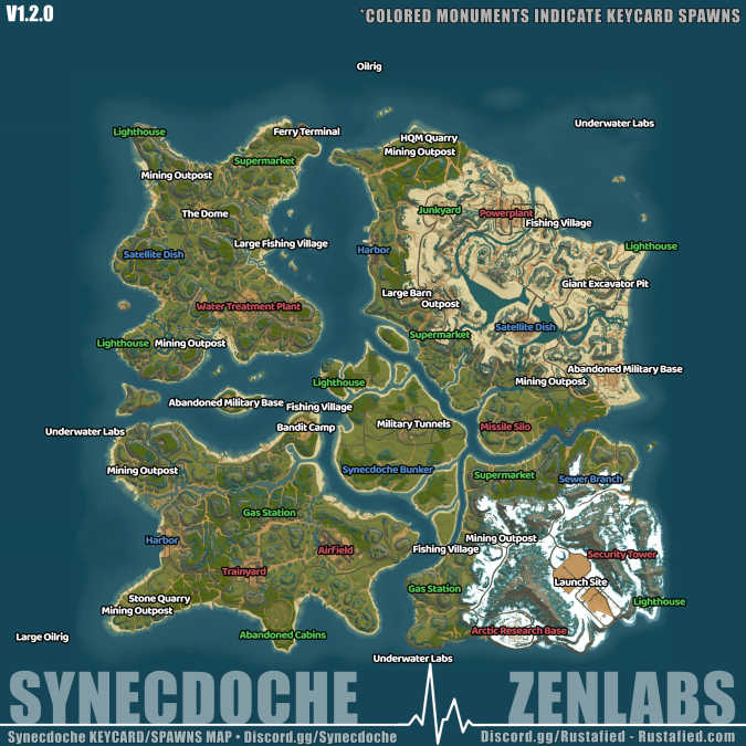 BxrflipGaming's tweet photo. @SyFexRust Just finished doing the keycard map for Synecdoche on this week's wipe for Zenlabs US:
@playrust
@ErrnieGerrn
@Rustafied
#rust #rustcustommap #synecdoche https://t.co/pRp5ZumA0y
