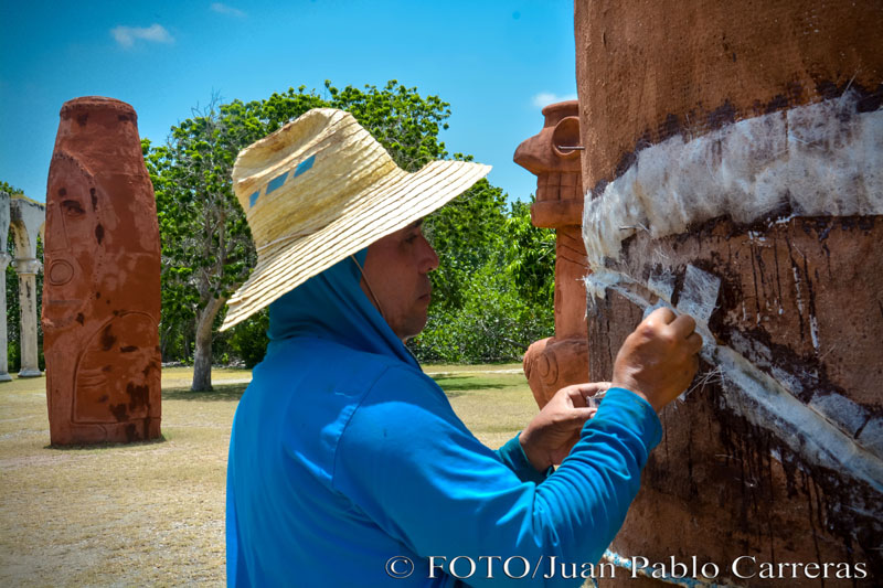 jpabloACN_Cuba's tweet photo. #ACNreporta - El monumento que marca el encuentro cultural entre españoles y aborígenes, ubicado en #Bariay, en el municipio de #Freyre, en #Holguín, es sometido a una restauración en varias de sus estructuras en este sitio patrimonial de #Cuba. @ACN_Cuba 
https://t.co/Py7ZsCYZcL https://t.co/RkGqUaRBxy