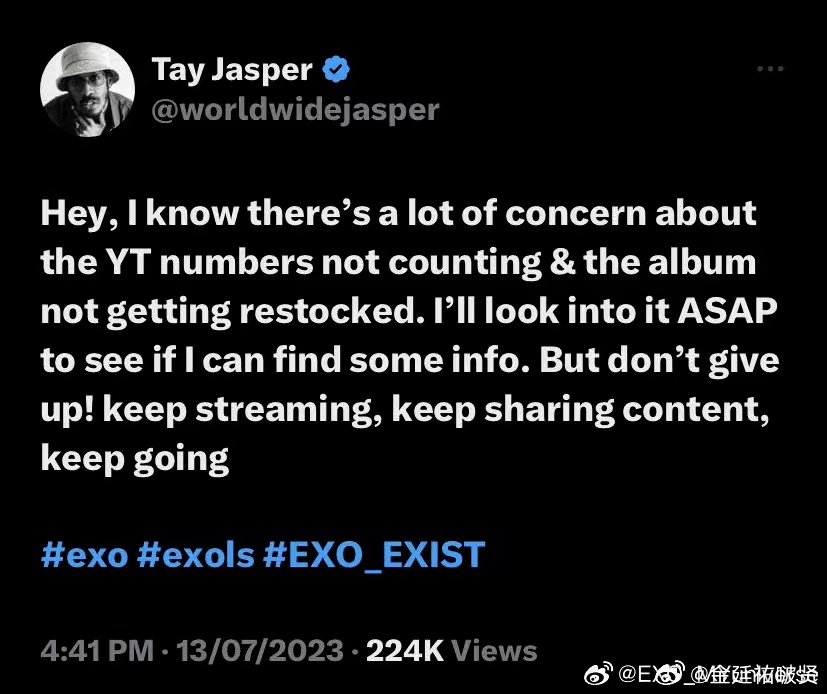 RRRaeii's tweet photo. NOT RESTOCKING THE ALBUMS, NO PROPER PROMOTION FOR COMEBACK, NO YT ADS, BLOCKING THE VIEWS IN YOUTUBE

SM YOU'RE ALWAYS USELESS
YOU'RE DOING EVERYTHING TO BLOCK THE SUCCESS OF EXO'S COMEBACK

SM STOP SABOTAGING EXO
@SMTOWNGLOBAL @weareoneEXO https://t.co/vaWgmU5cd7