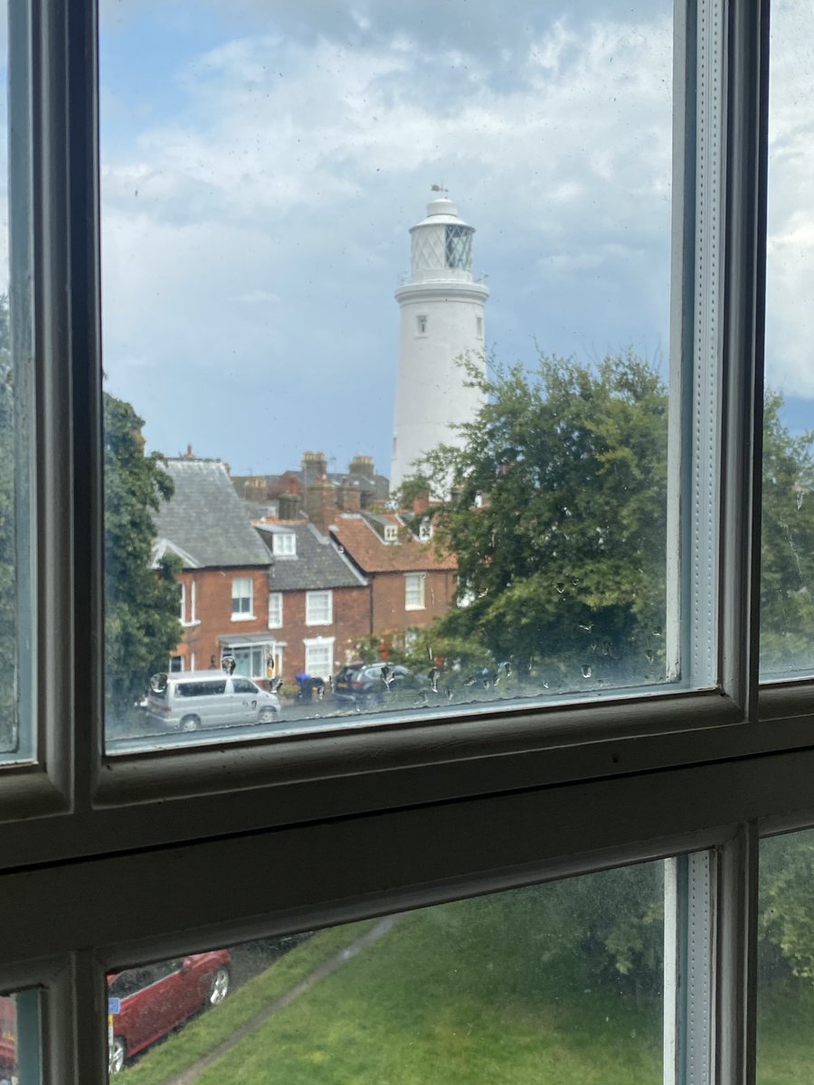 View from my desk between the storms ⁦<a href="/Adnams/">Adnams Southwold</a>⁩ #StuffOfLegend