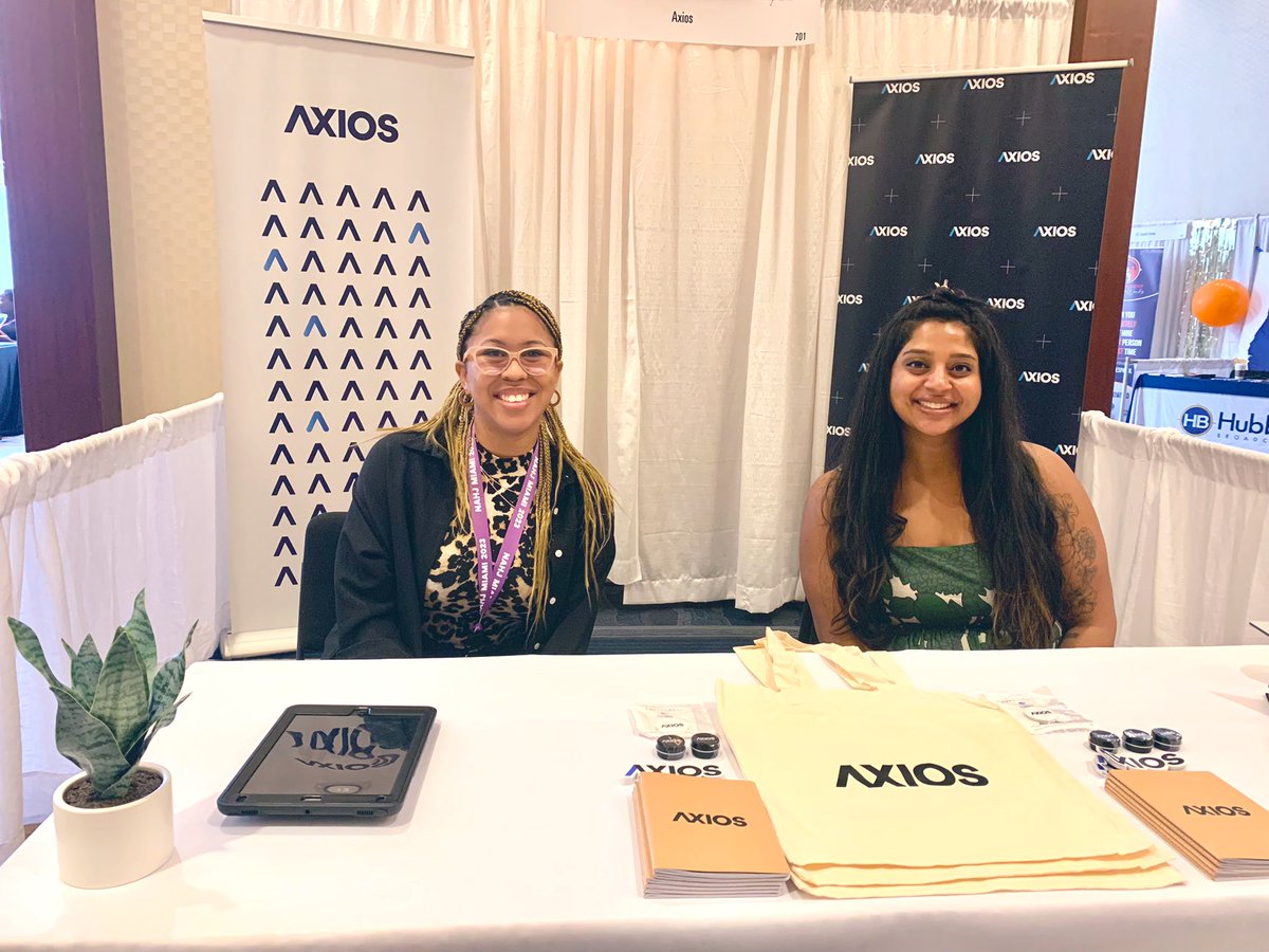 Come say hi! Booth 701. #NAHJ2023 #axiosatnahj