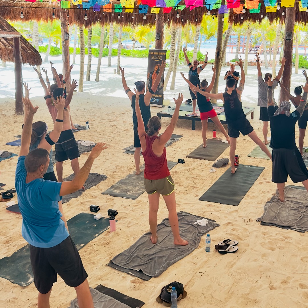DDPYoga's tweet photo. Let's hear it for @kaydrith!  He taught an awesome segment at this year's DDPY Retreat!  Rockin' it, George 💎 💥 👊  #Vacation #Getaway #Instructor #Certified #Retreat https://t.co/EtgaTqj0Xr
