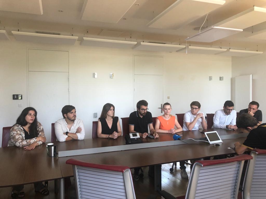 LisandruBizzari's tweet photo. Cù @GiuventuInMossa @Ghju_Paolina @s_naziunalistu è @avvene_GR, avemu tinutu una cunferenza di stampa per dà u nostru sustegnu à i militanti chì sò stati cundannati sti settimani. https://t.co/fooqA5FDPQ