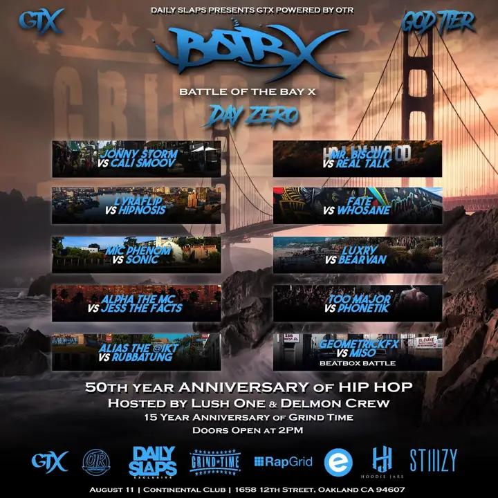 Battle of the bay X 

We outside