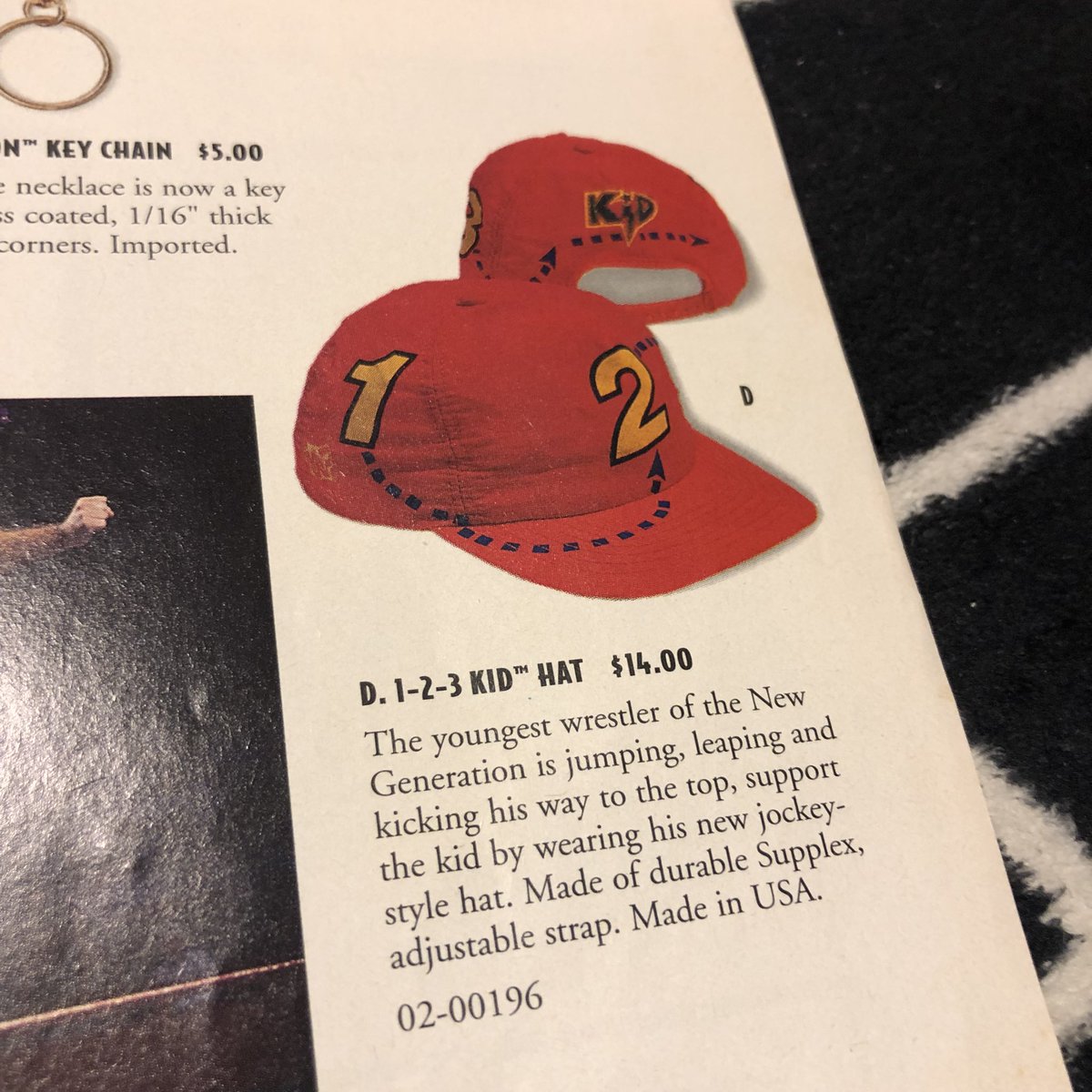 kazgearmania's tweet image. 1995 #WWF 1-2-3 KID Hat⚡️ @TheRealXPac #SeanWaltman 🎂#WWE #hWo