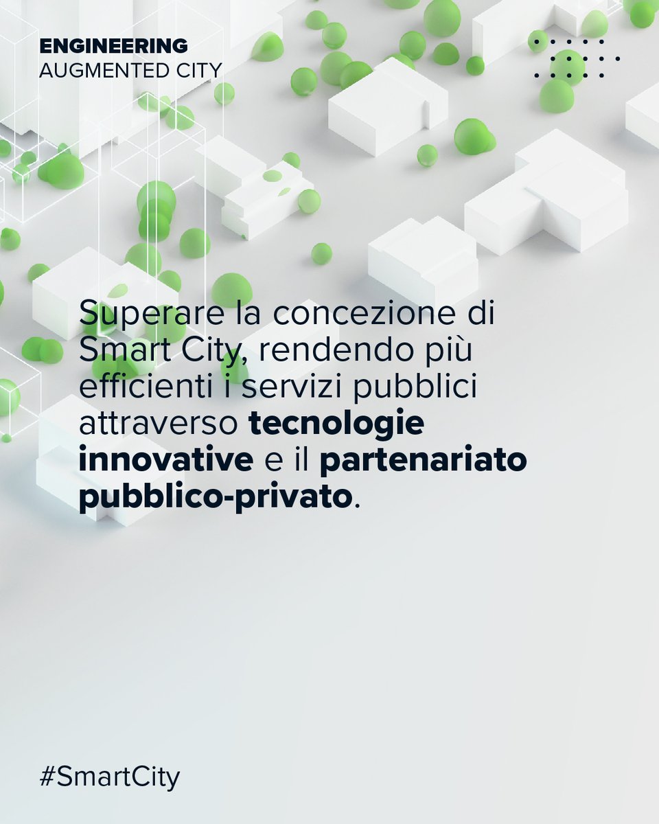 EngineeringSpa's tweet photo. Fai evolvere la tua città! Scopri le potenzialità del digitale per rendere i centri urbani più sostenibili, a misura di cittadino e in grado di attrarre investimenti, rilanciando l’economia locale: https://t.co/hkNMlw7ct7

#AugmentedCity #PADigitale #ThinkDigital @Municipia_Spa https://t.co/zKM7KBJvnE