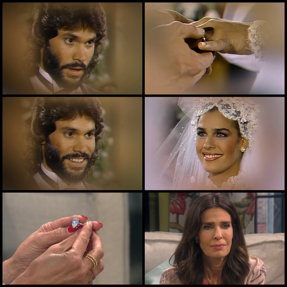 #OnThisDay in 2022, Hope was flooded with memories of her wedding to Bo in 1985. #Bope #BeyondSalem #Days #DaysofourLives #DOOL