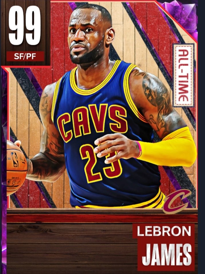 CDV_10's tweet photo. @SAF_gg 2K does something similar, for example, these Lebron cards have 2 different teams.  I don't see why EA couldn't do it that way. https://t.co/TrSic29Zkp