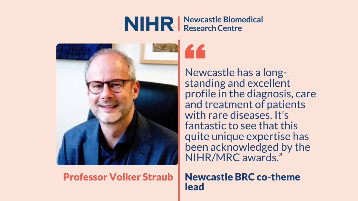 Our rare disease theme leads have welcomed the news of a £14m investment in a UK Rare Disease Research Platform here in Newcastle. Huge congratulations to Prof Dave Jones and the team on the funding from @NIHRresearch & @The_MRC Read more: bit.ly/3JVR4bU