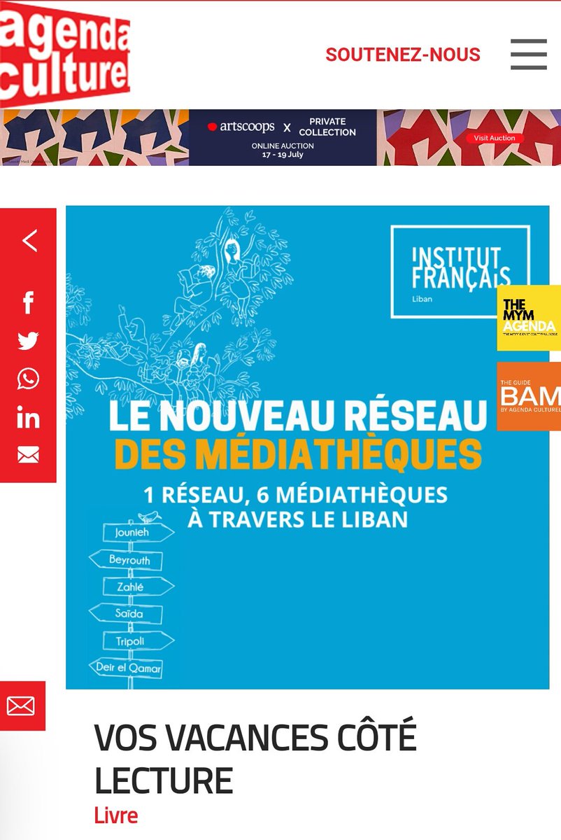 NicolasBeyrouth's tweet photo. https://t.co/xDusL1sXhN
#MédiathèquesIFL #MédiathèqueBeyrouth
https://t.co/uJZcvyT2tK https://t.co/R7aMC1Ksru