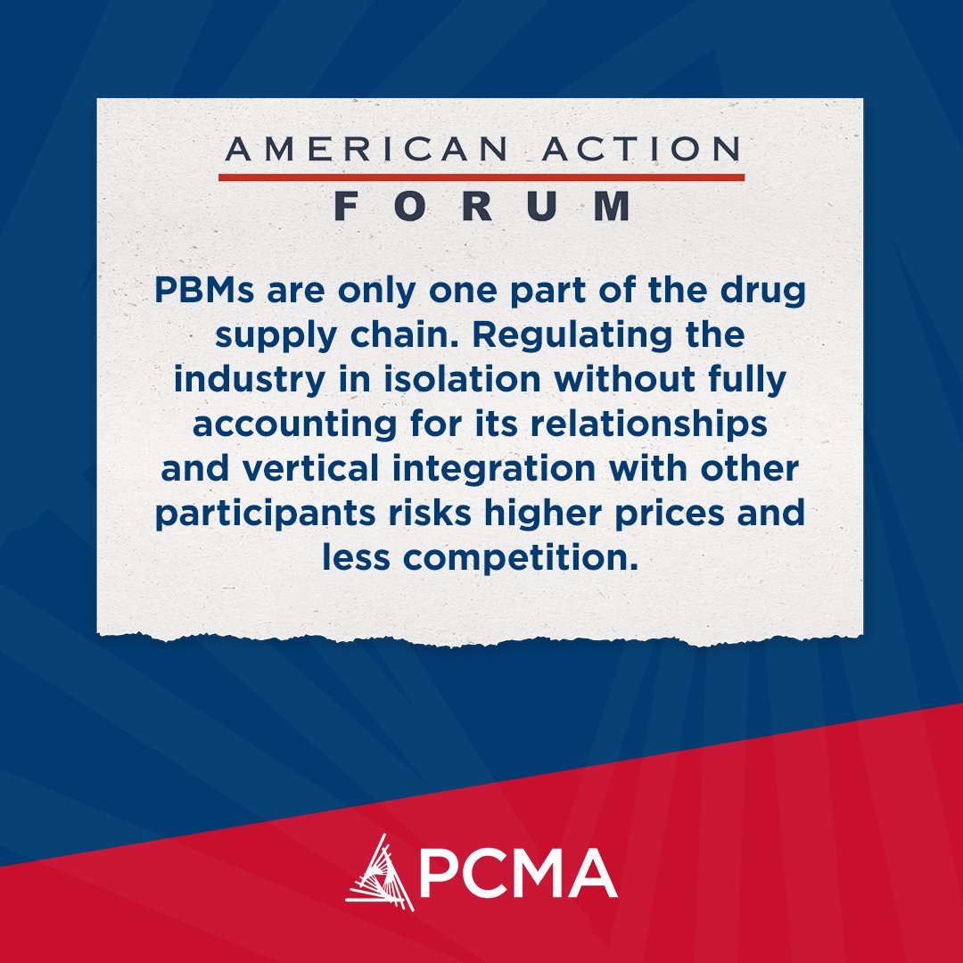 pcmanet's tweet photo. ICYMI: @fredcashton wrote how the “rush to legislate [PBMs] prior to the FTC study’s conclusion risk[s] policy missteps in the complex prescription drug supply chain that could reduce competition and ultimately increase patient costs.”  More via @AAF: https://t.co/PQOHzLtkIY https://t.co/xWEO8PTLrP