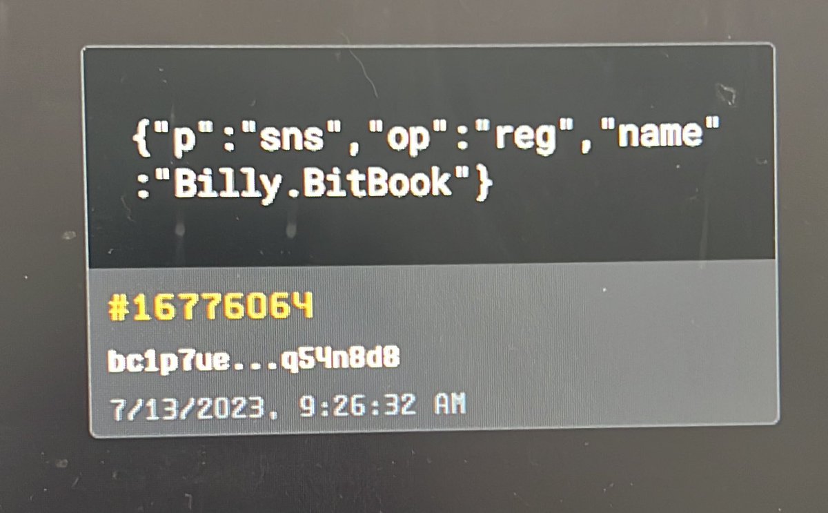 0xBillyBitcoins's tweet image. 1st is 1st #BitBook