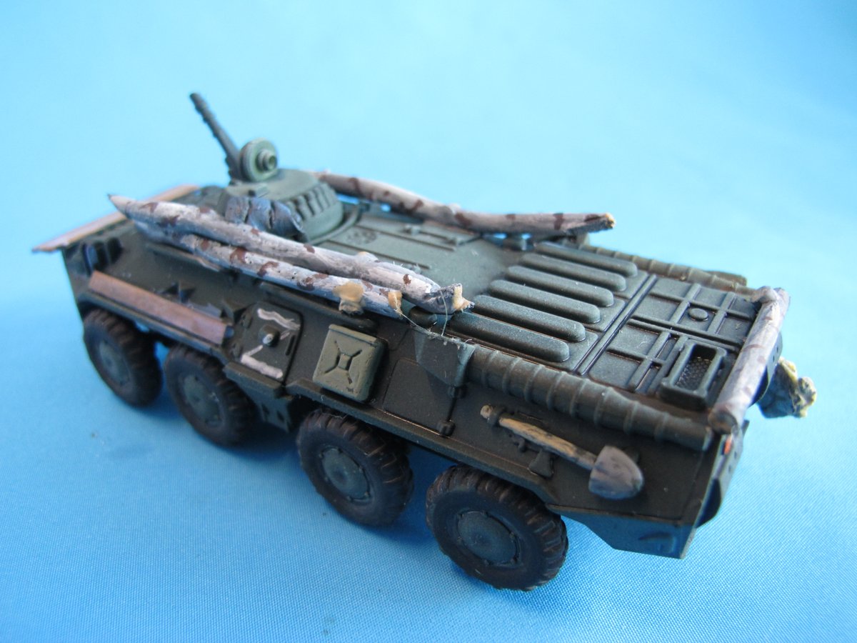 mokanaman's tweet photo. 4d Models 1/72 BTR-80 amphibious APC 2022 Russian scheme by Mokanaman #UkraineRussiaWar #4dmodels #plamo #scalemodel #modelkit #plasticmodel #militarymodel #soviet #ArtistOnTwitter  #72scale #military #modelarmor #modeltank #modelAPC #apc #amphibious https://t.co/hnb7BR0lGI