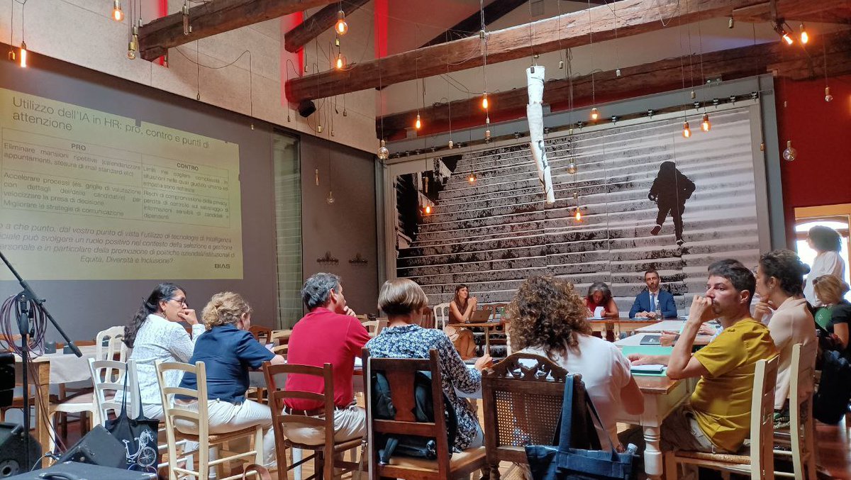 The 1st  workshop for  <a href="/BIASProjectEU/">BIAS Project</a>  in Venice was a success! Very interesting conversations with amazing people on collaborative work on #gender #race #diversity #bias in #AI applied to #recruitment processes. We are co-creating #gender+ #responsive #AI based #innovation