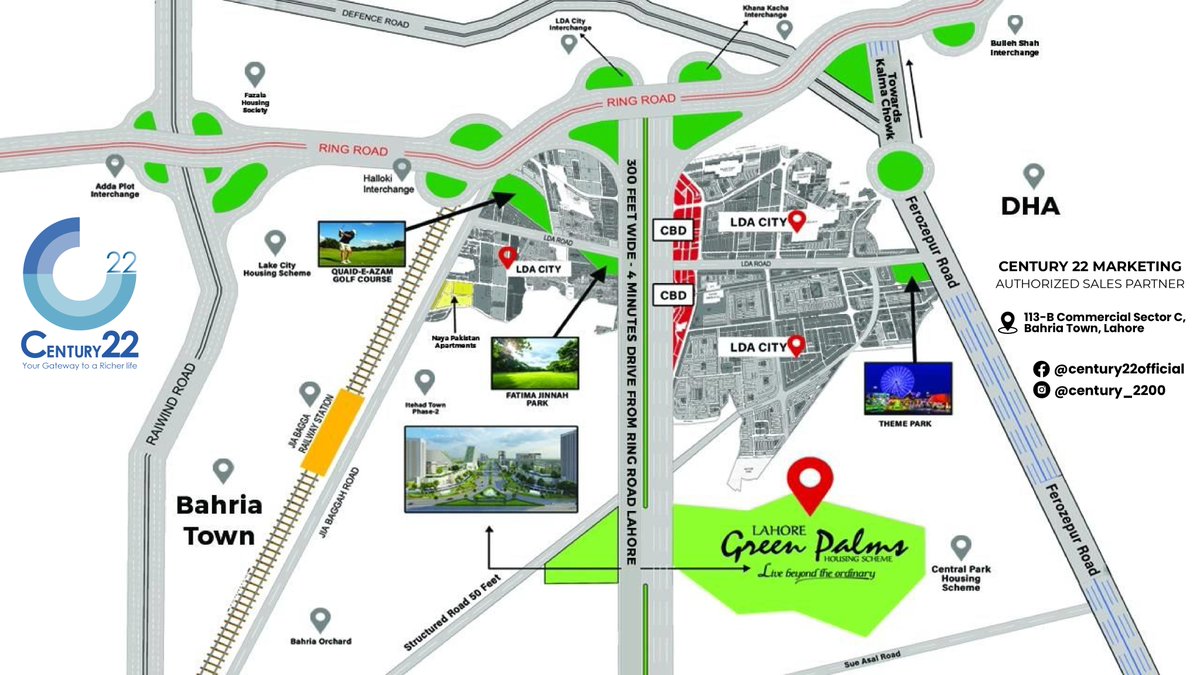 century2200's tweet photo. Location Details
Green Palms Lahore
Where Life meets nature!
First of its kind destination, masterfully-planned to provide eco-friendly and sustainable living in the heart of Lahore.
Live beyond the ordinary.
#RafiGroup #GreenPalmsHousing #GreenPalmsLahore #Lahore https://t.co/YYjJtZGPp3