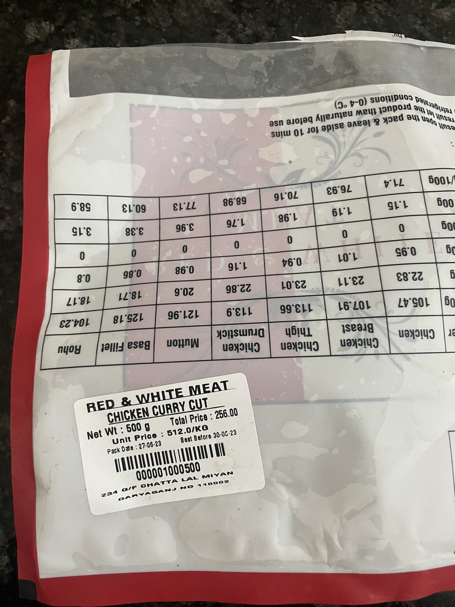_Shubham_RC's tweet image. I ordered groceries from Zepto on 11/7 and 13/7.  On 11/7, Zepto did not deliver 2 packs eggs and while asking for refund they refunded only for 1 pack.
On 13/7 I ordered chicken and that’s what they send me. The chicken expired 13 days back.
@ZeptoNow @zeptocares