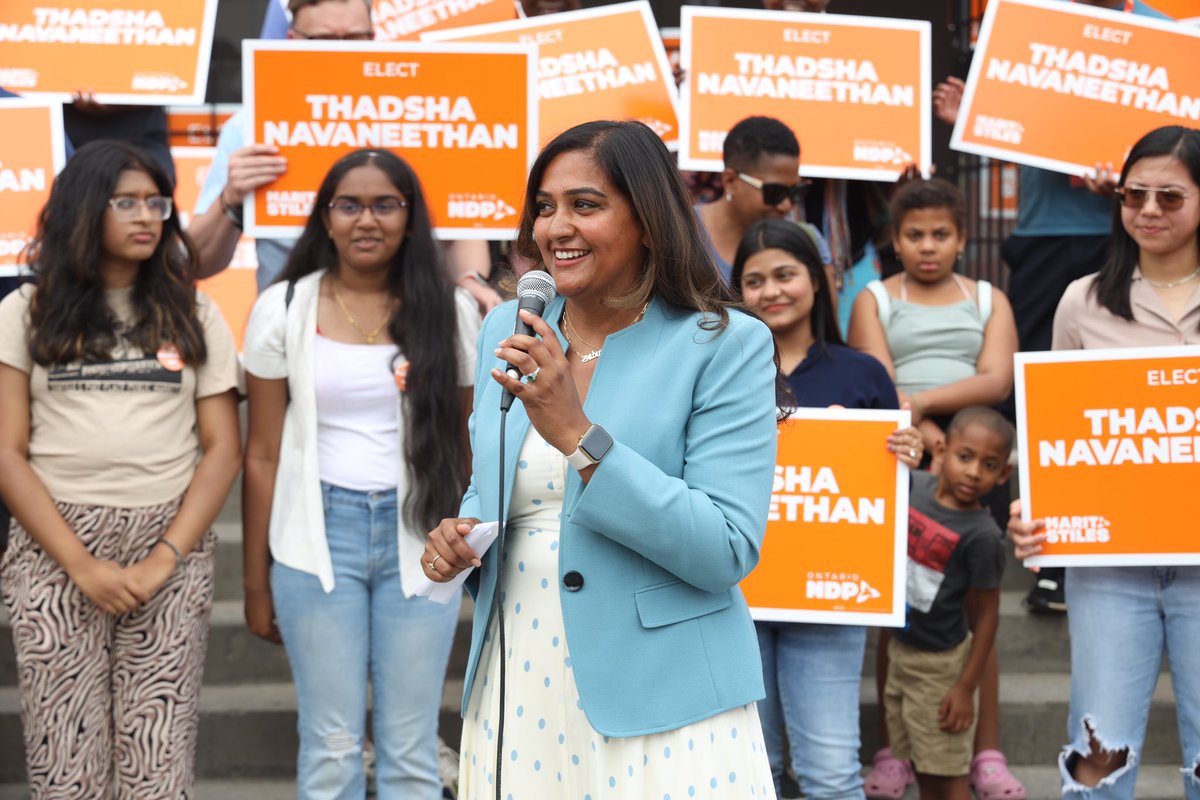 My first canvass was shortly after Doug Ford was elected. The thought of him deciding fate of my community terrified me & got my introverted self to knock on doors. If like me you want to take the fight to Ford, join me in door knocking for @Thadsha in #Scarborough Guildwood(1/2)