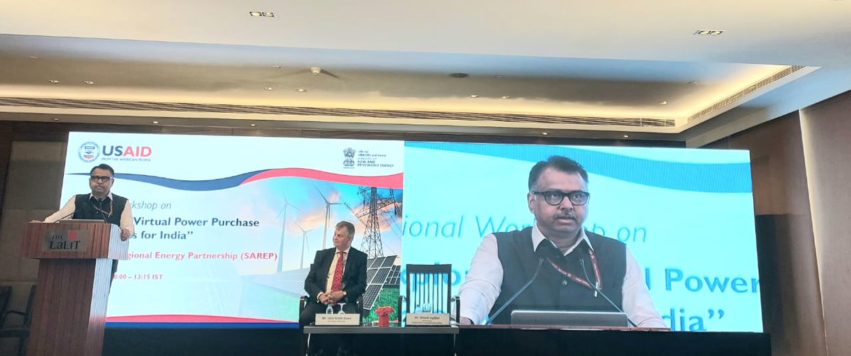 SAREPEnergy's tweet photo. We wrapped up the national workshop on ‘Exploring Virtual Power Purchase Agreements (VPPA) for India’ today which was first of its kind workshop on this emerging concept. The workshop featured excellent deliberation &amp; shed valuable insights on implementation of VPPA for India. https://t.co/5F1JggJOPl