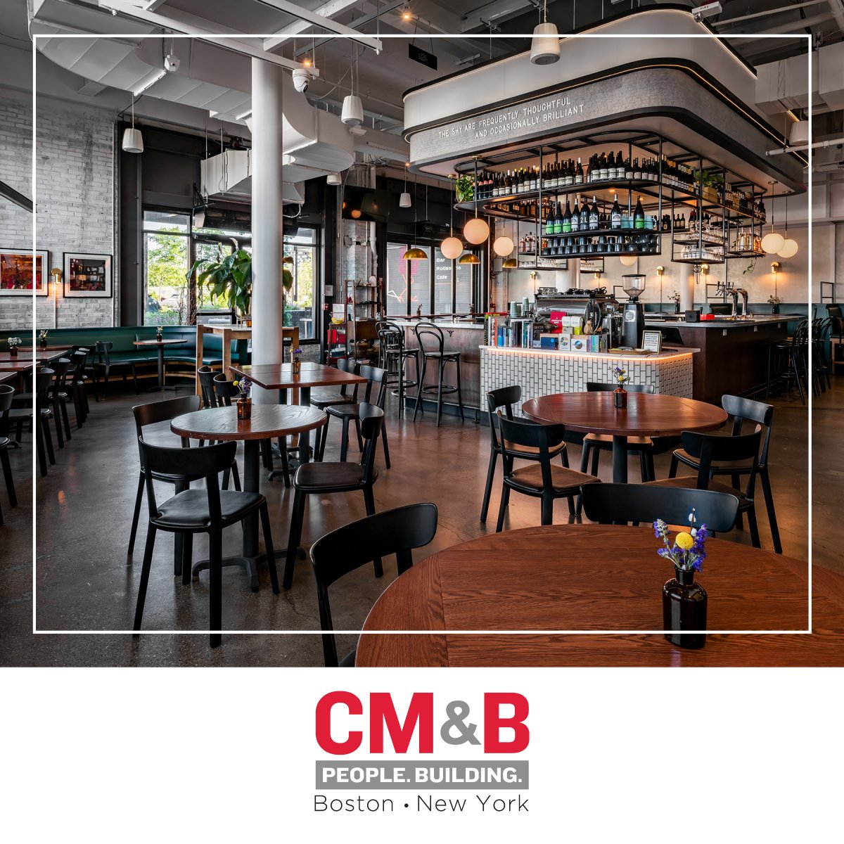 cmbteaminc's tweet image. Summer has arrived! 🌞

If you're searching for a spot with solid patio vibes, look no further than @shybird, our latest restaurant project!

#PeopleBuilding #Construction  #GeneralContractor #Boston #Restaurants #CaughtInSouthie #Restaurants #SouthBoston #SouthieRestaurants