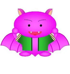 Morio-kun is a vampire bat who promotes paying taxes by direct debit in Chiba, Japan. (He uses direct debit because he's nocturnal and can't get to the bank in the daytime.)