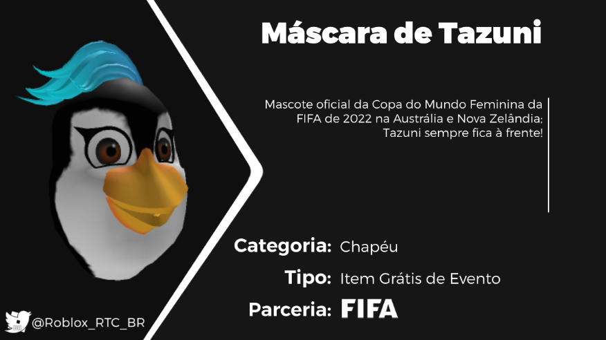 RTC em português  on X: NOVO ITEM GRÁTIS: O FIFA World atualizou em  comemoração a Copa do Mundo Feminina e trouxe um novo item grátis! #FIFAWWC  Para conseguir, complete todos os