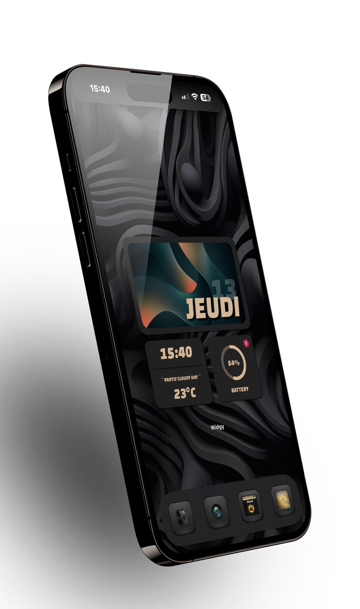 TeboulDavid1's tweet photo. Thursday, new Widgy #SWAapp ๐ด๐ด๐ด
.
.
๐ถ๏ธ SWA Wall app : https://t.co/6jeeAvrvME
.
๐ญ Icons #Palette_Dark
.
.
@SeanKly
@screenshot_pro
#Widgy
#ios16homescreen
#nojailbreak
#iOS1651
#Wallpaper
#iPhone14ProMax https://t.co/CZKHOB6iMU