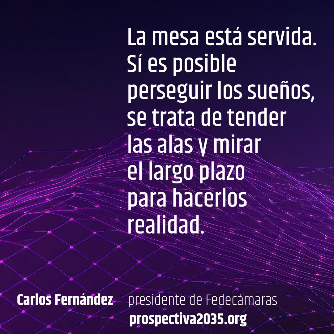 Camino al Futuro, bases para la construcción colectiva de un nuevo modelo de desarrollo #Venezuela2035, es una propuesta que se soporta en la actuación protagónica del sector privado venezolano para promover una economía eficiente y generadora de bienestar. #Fedecámaras