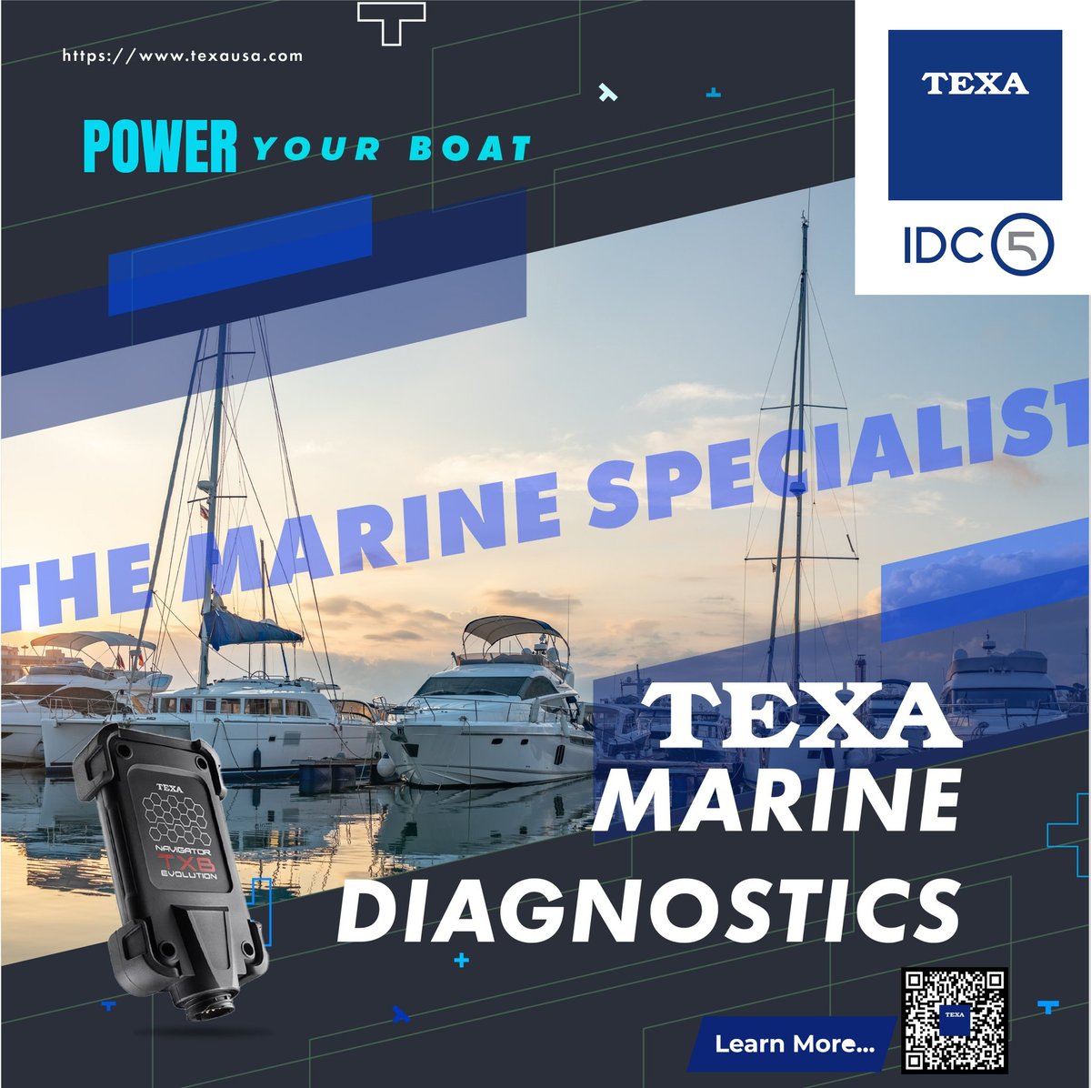 TexaUsa's tweet image. TEXA IDC5 Advanced Diagnostics and coverage for Marine inboard and outboard engines / electrical systems
texausa.com/solutions/mari…
#kingofscantools #inboard #outboard #marineengine
#marinediagnostic #boat #ship

#TEXAidc5 #AxoneVoice #txbevolution
