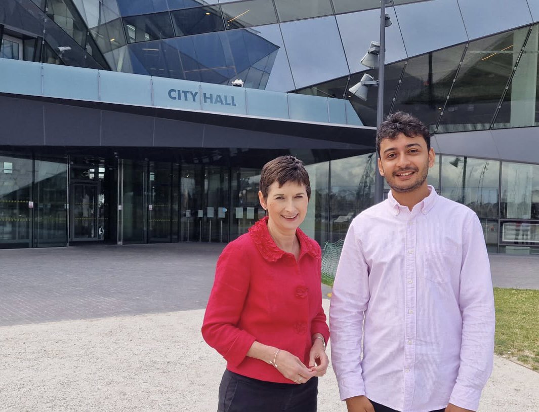 Excellent to catch up with @CarolinePidgeon at City Hall today. 🚨 This week we’ve had the promising news that #Alperton station is FINALLY being considered for step-free access. We will continue to make the case to @TfL and @MayorofLondon until the required funding is granted!