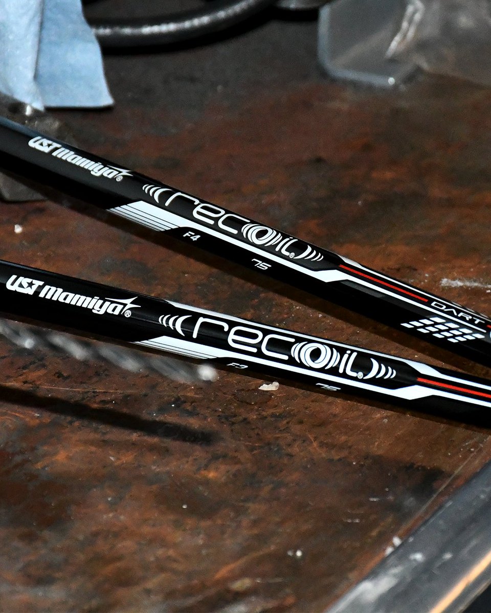 USTMamiya's tweet photo. Recoil DART 75 iron shafts are designed for a mid-launch and mid-high spin. If you need a mid-weight iron shaft that performs shot after shot then this golf shaft is for you. #RecoilDART #USTMamiya https://t.co/VbMh8EoJX2