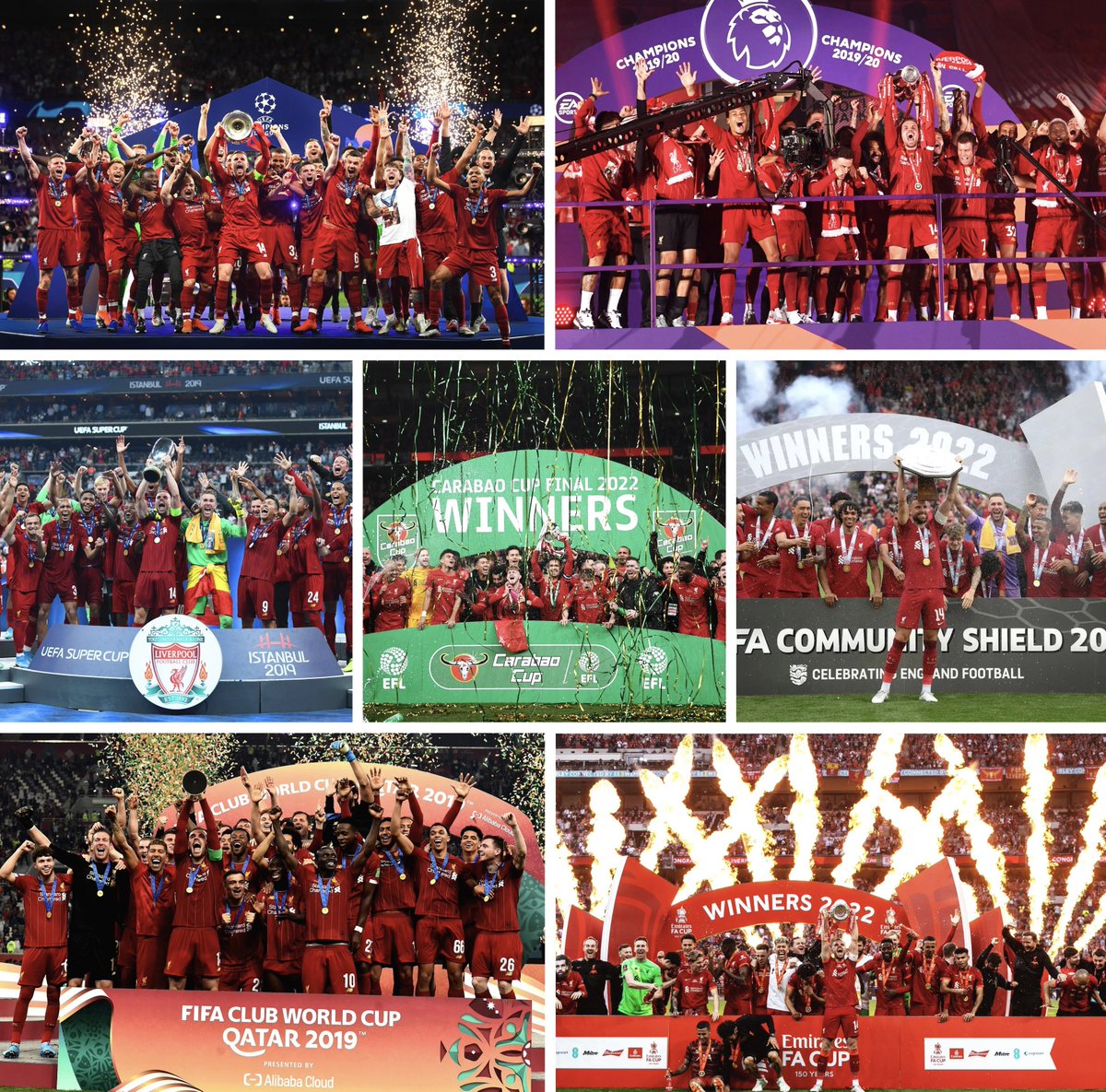 He captained them all.🏆🏆🏆🏆🏆🏆🏆